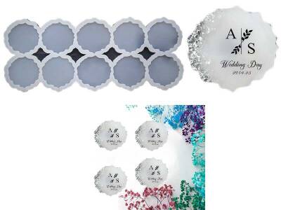 10'lu Tırtıklı Magnet Epoksi Reçine Kalıbı KHE564 - 1