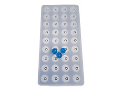 36'lı 10MM Tesbih Boncuğu Epoksi Reçine Kalıbı KHE8067 - 