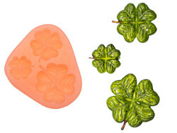 3'lü Yaprak Silikon Mum Kalıbı KHM223 - 