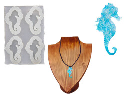 4'lü Denizatı Kolye Epoksi Reçine Kalıbı KHE638 - 