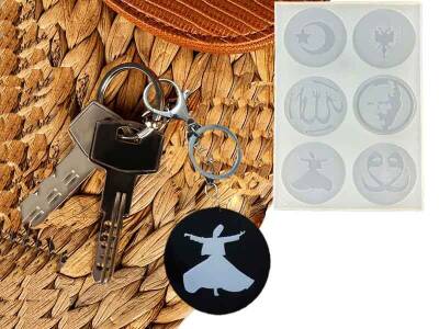 6'lı Dini Model Magnet Epoksi Reçine Kalıbı KHE323 - 1