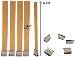 Ahşap Fitil 5 Adet Yapışkanlı Set - 