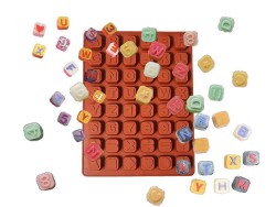 Alfabe Harf Silikon Çikolata Kalıbı KHK261 - 