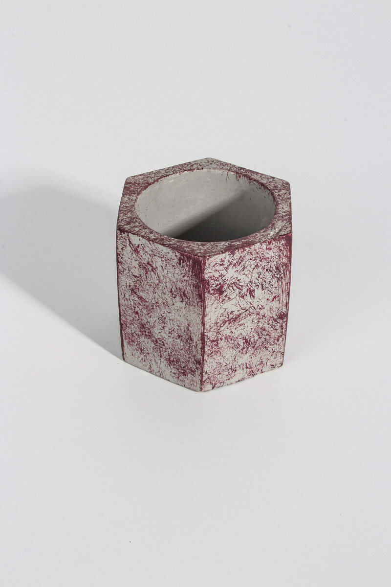 Altıgen Sukulent Beton Saksı Silikon Kalıp KHB07 - 3