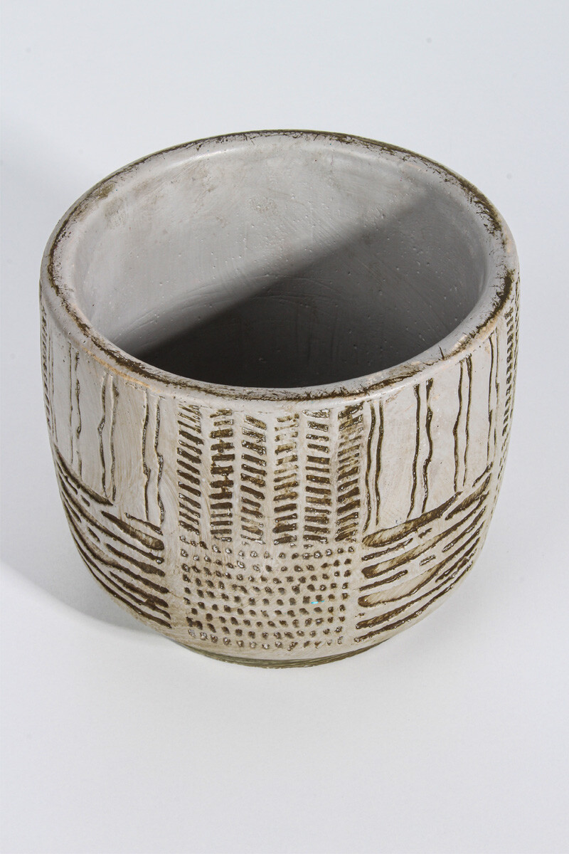 Antik Mısır Desenli Sukulent Beton Taş Tozu Silikon Kalıbı KHB60 - 2