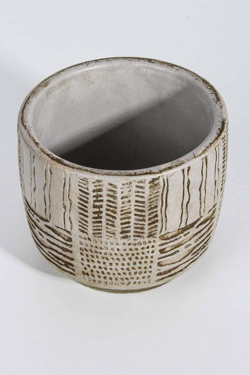 Antik Mısır Desenli Sukulent Beton Taş Tozu Silikon Kalıbı KHB60 - 2