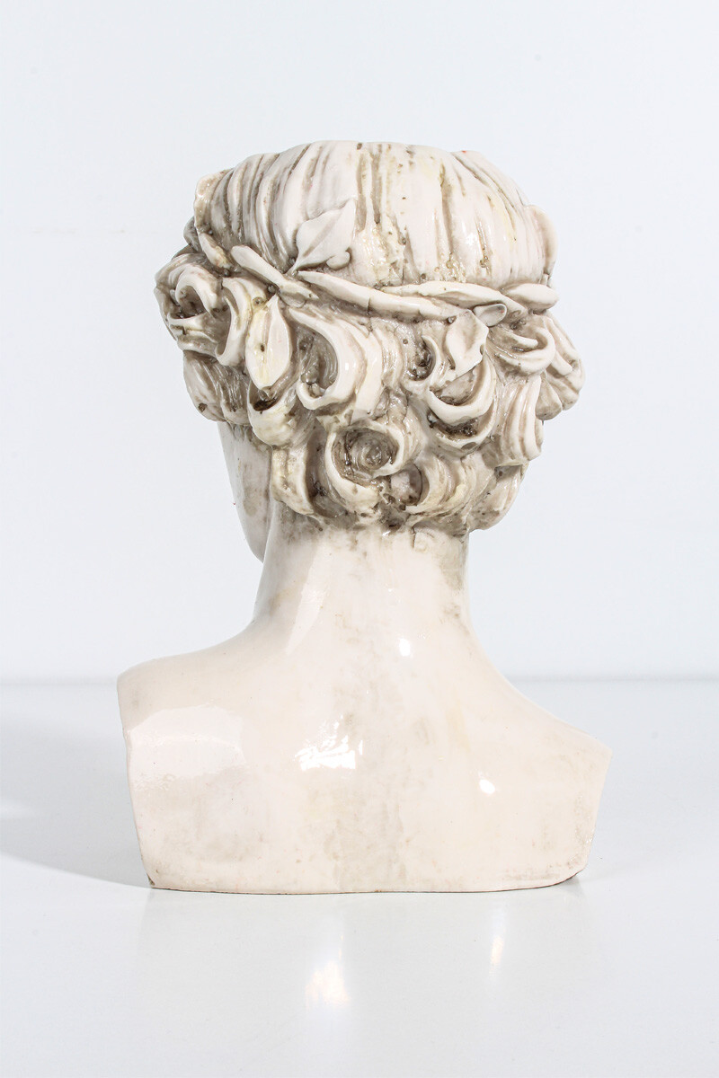 Antinous Büst Silikon Mum Kalıbı KHM265 - 4