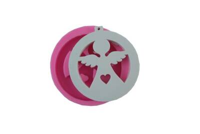 Kalpli Melek Silikon Kalıbı KHME34 - 1