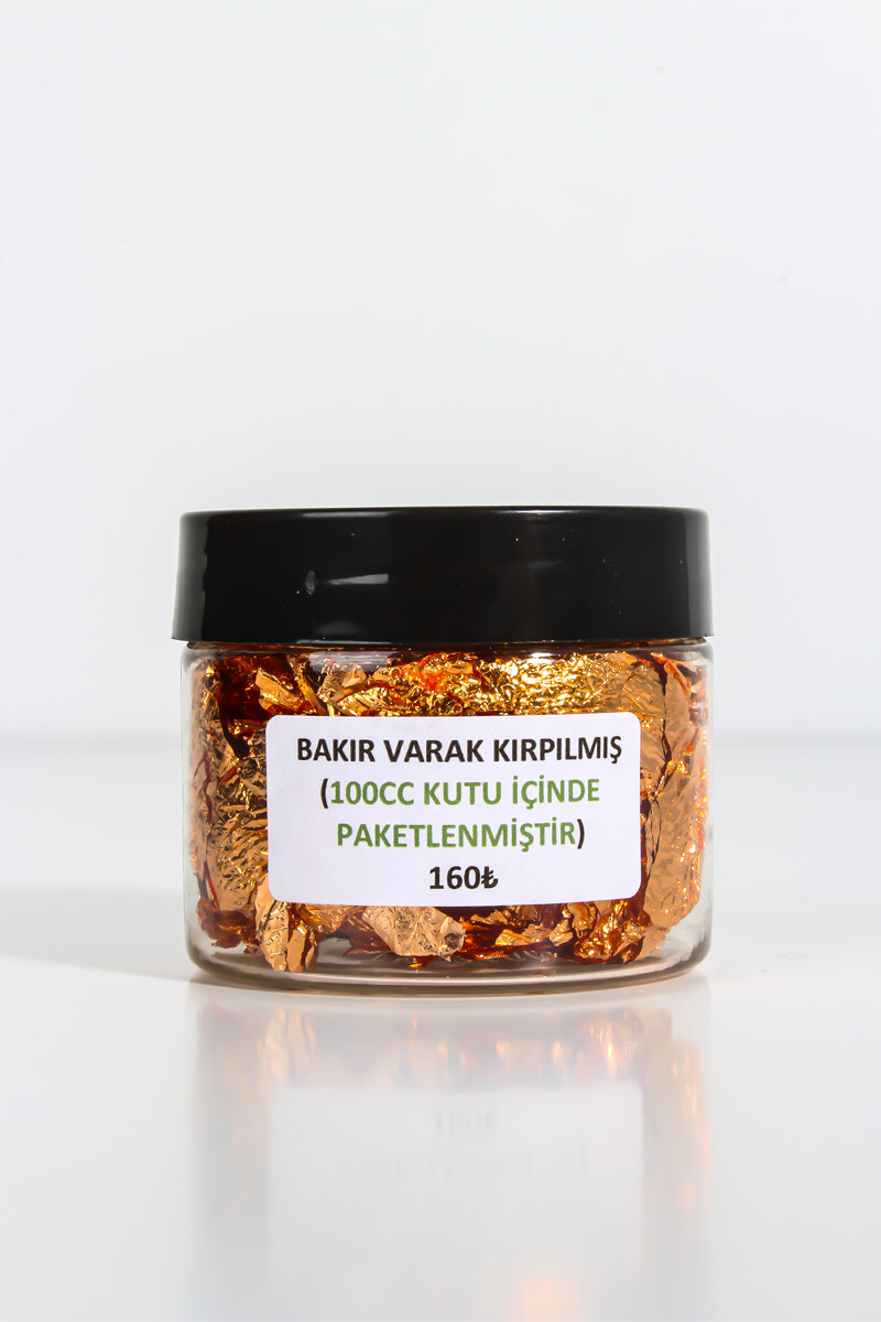 Bakır Kırpılmış Varak 100CC - 