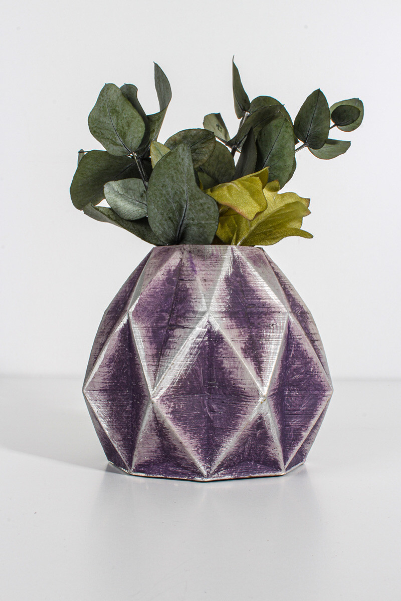 Baklava Desenli Sukulent Beton Taş Tozu Silikon Kalıbı KHB13 - 