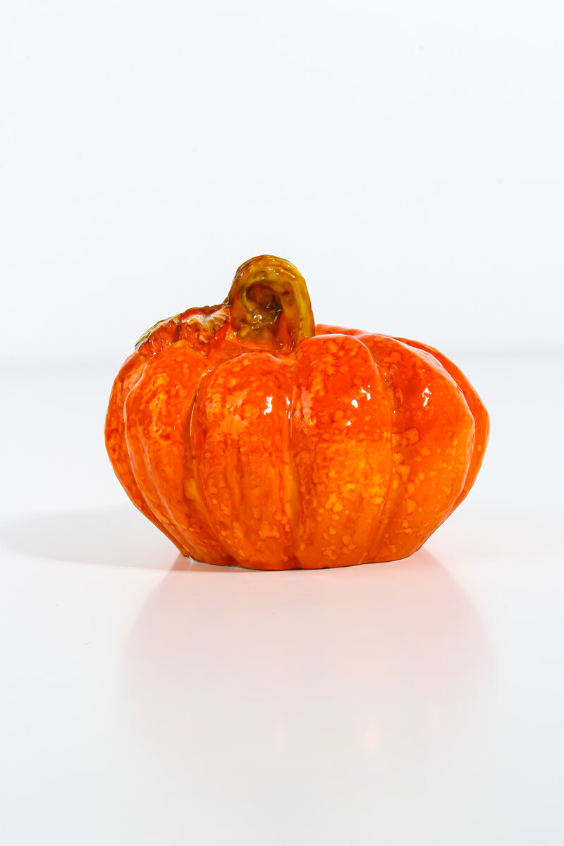 Bal Kabağı Yaprak Detaylı Silikon Mum Kalıbı KHM49 - 