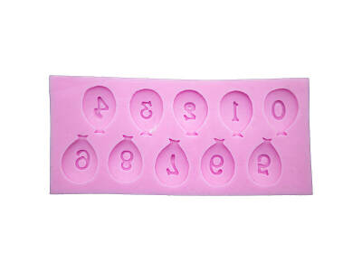 Balon Rakam Silikon Kalıbı KHH41 - 1