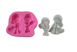 Balon Tutan Çocuklar Silikon Kalıbı ÇO-118 - 