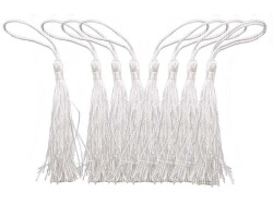 Beyaz Püskül 8 Adet - 2