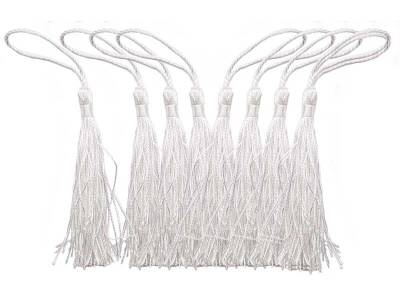 Beyaz Püskül 8 Adet - 2