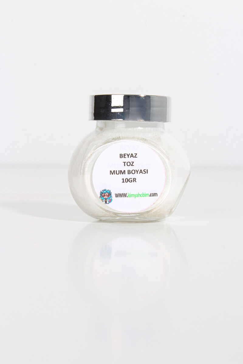 Beyaz Toz Mum Boyası 10GR - 