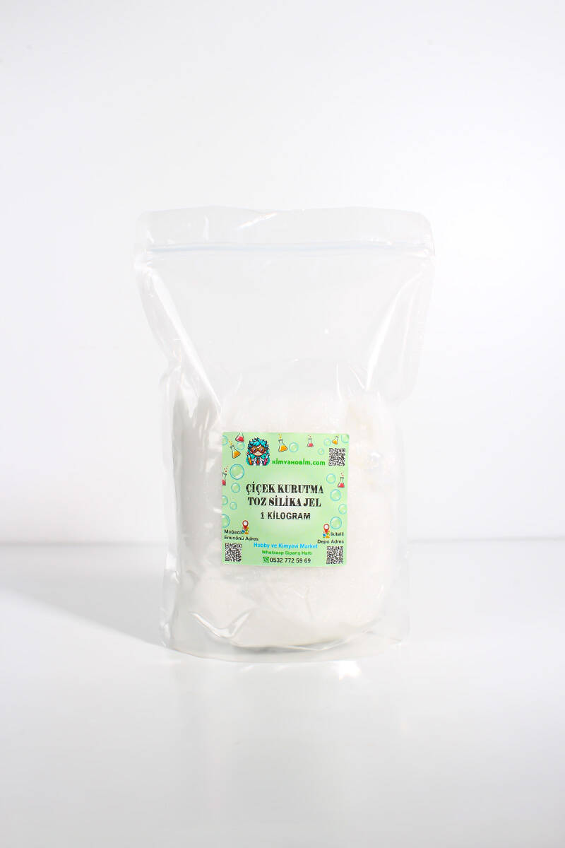 Beyaz Toz Silikajel (Çiçek Kurutma) 1KG - 1