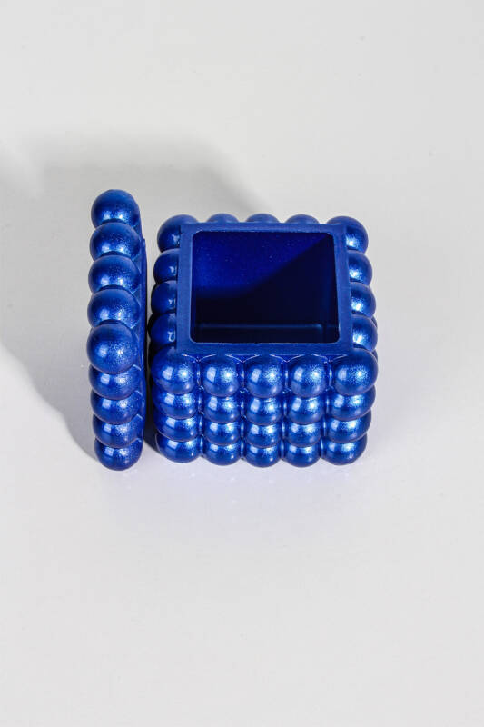 Bubble Kapaklı Kutu Beton Taş Tozu Silikon Kalıbı KHB112 - 2