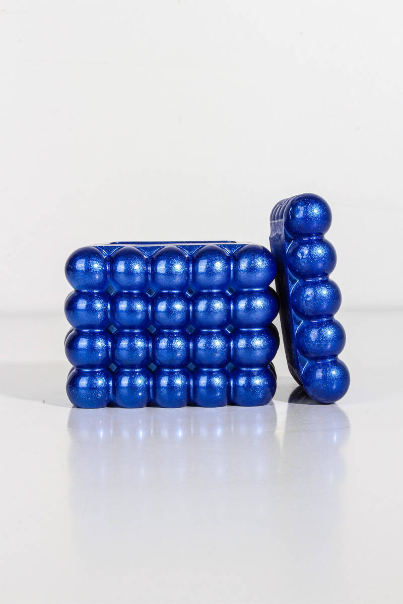 Bubble Kapaklı Kutu Beton Taş Tozu Silikon Kalıbı KHB112 - 1