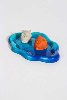 Bulut Terrazo Sunumluk Beton Taş Tozu Silikon Kalıbı KHB127 - 2