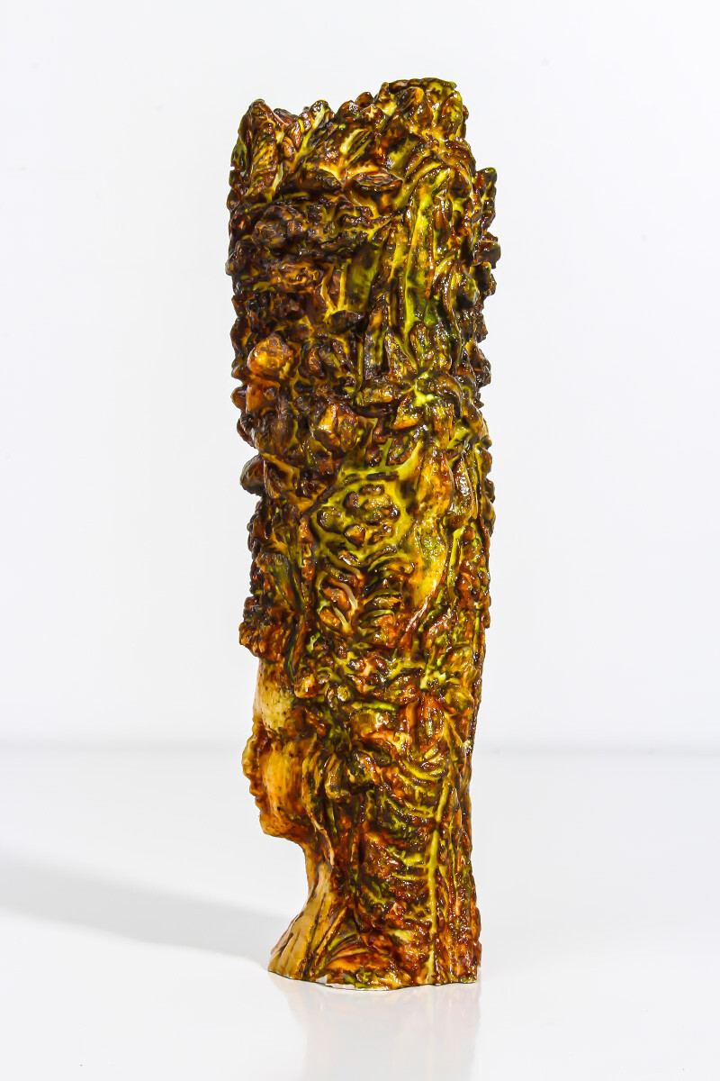 Büyük Heykel Sarmaşık Detaylı Silikon Mum Kalıbı KHM10 - 3