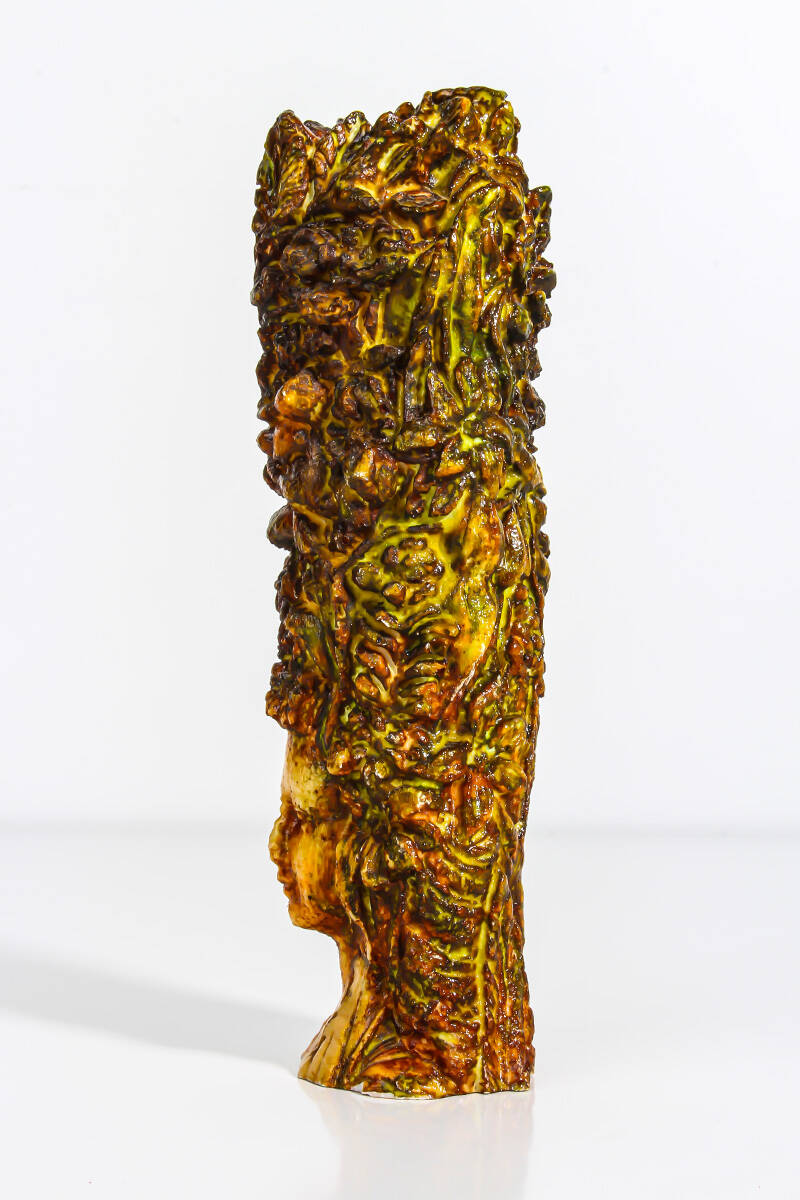 Büyük Heykel Sarmaşık Detaylı Silikon Mum Kalıbı KHM10 - 3