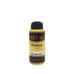 Cadence 0755 Limon Sarı Premium Akrilik Boya 120 ML - 