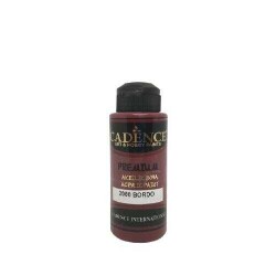 Cadence 2000 Bordo Premium Akrilik Boya 120ML - 2