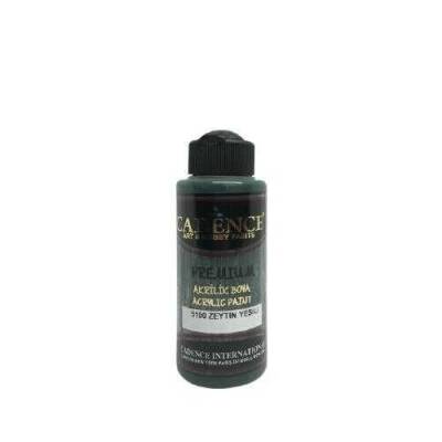 Cadence 5100 Zeytin Yeşili Premium Akrilik Boya 120ML - 2
