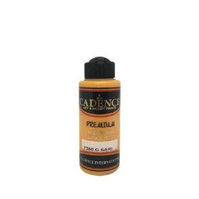 Cadence 7360 G. Sarı Premium Akrilik Boya 120ML - 2
