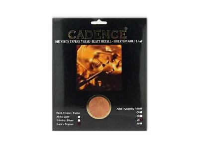 Cadence Bakır Yaprak Varak 25 Adet - 1