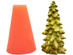 Çam Ağacı Silikon Mum Kalıbı KHM179 - 