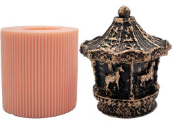 Atlı Karınca Silikon Mum Kalıbı KHM189 - 