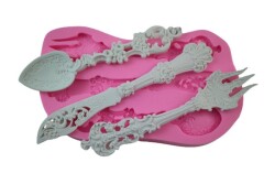 Çatal Bıçak Kaşık Silikon Kalıbı PANO-110 - 