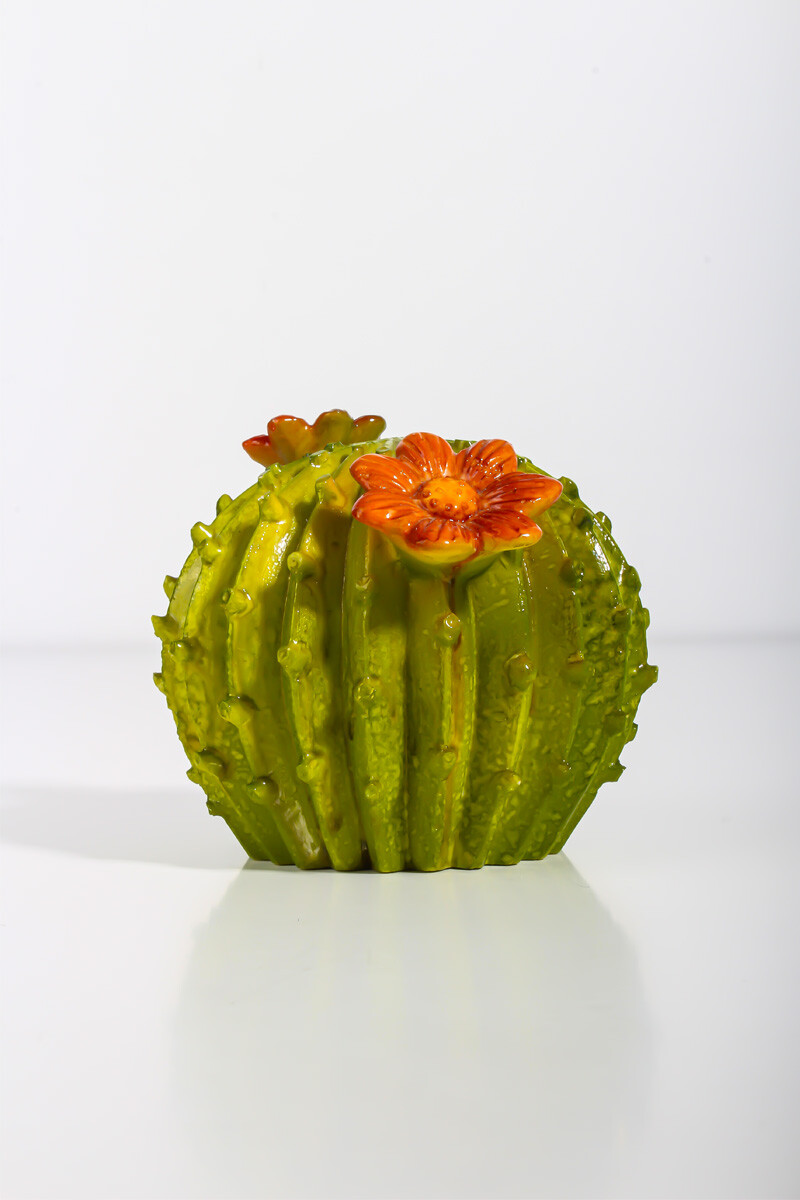 Kaktüs Çiçek Detaylı Silikon Mum Kalıbı KHM95 - 