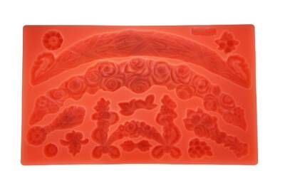 Çiçekli ve Çıtalı Dekor Kalıbı KHPANO117 - 1