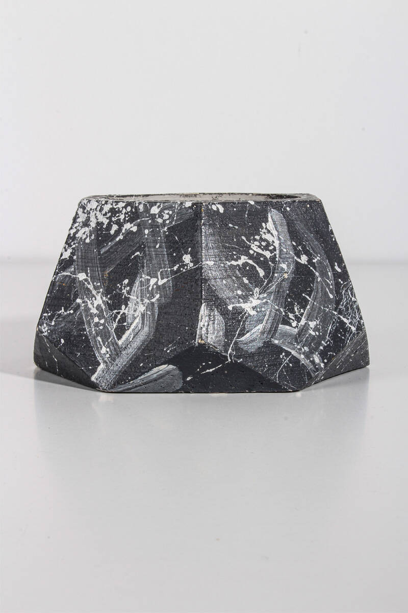 Çokgen Beton Taş Tozu Silikon Kalıbı KHB12 - 1