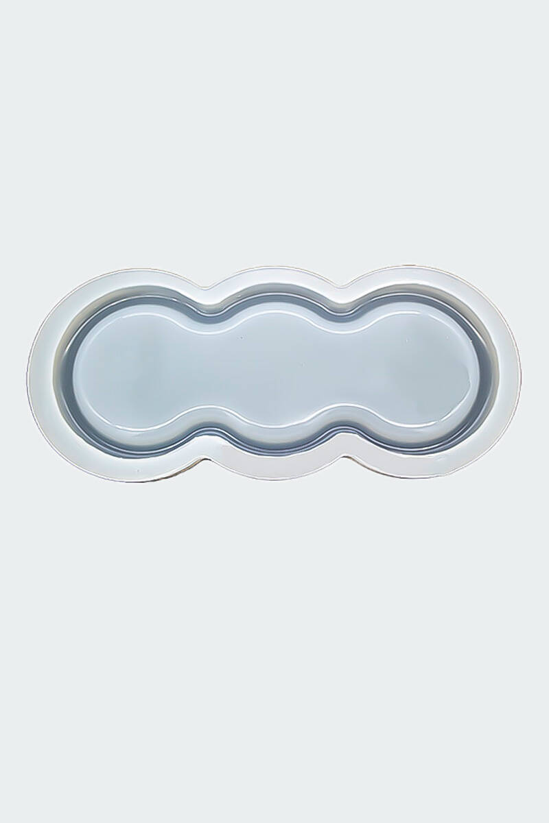 Dekoratif Terrazo Sunumluk Epoksi Kalıbı KHE877 - 3