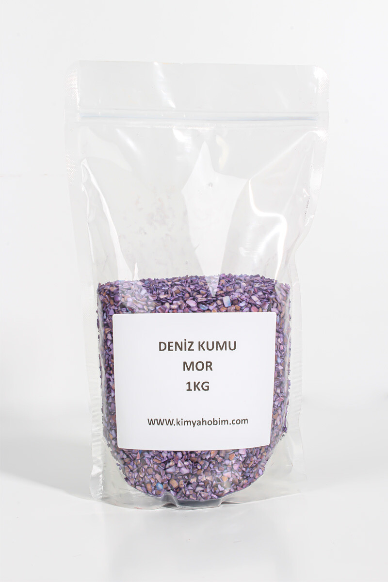 Deniz Kumu Mor 1KG - 