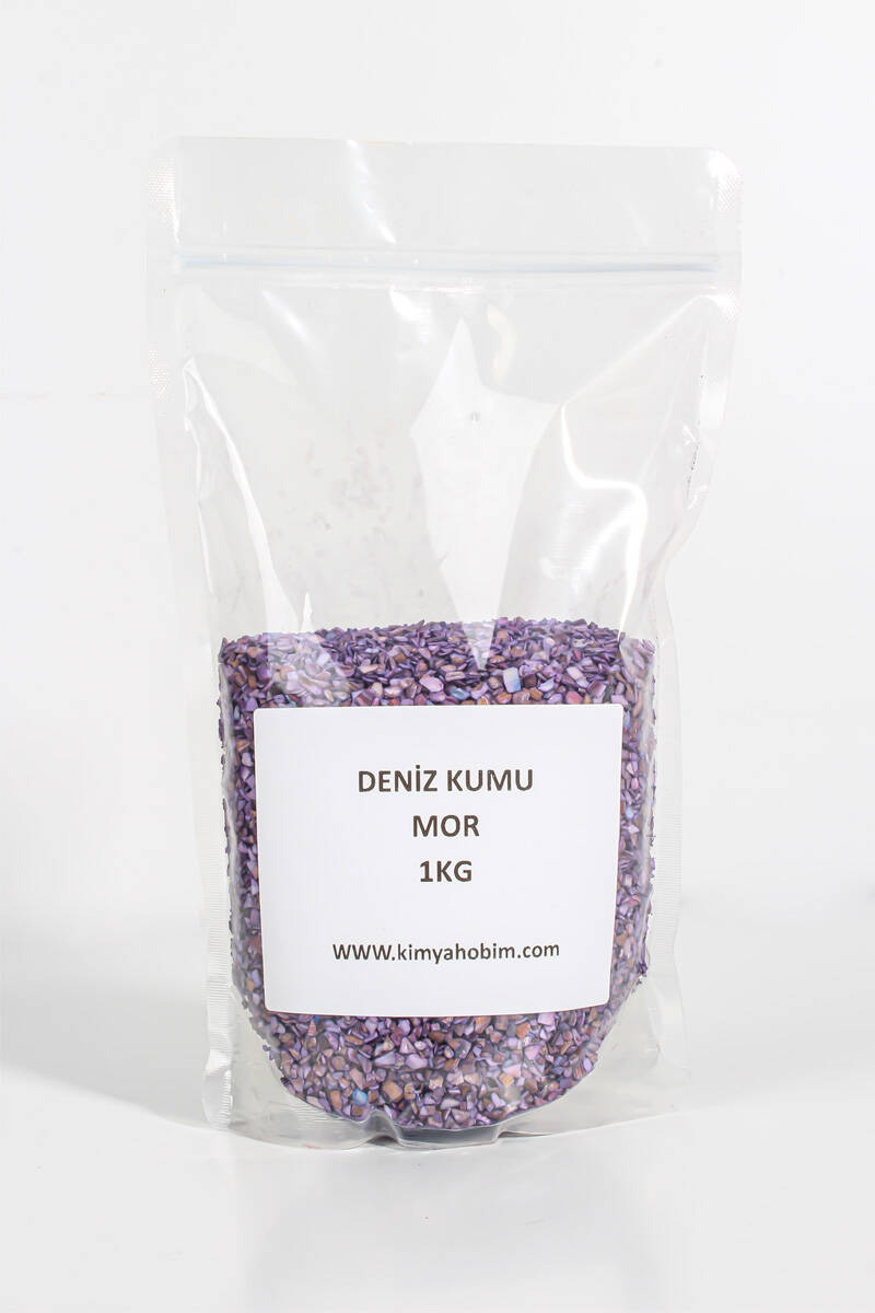 Deniz Kumu Mor 1KG - 1