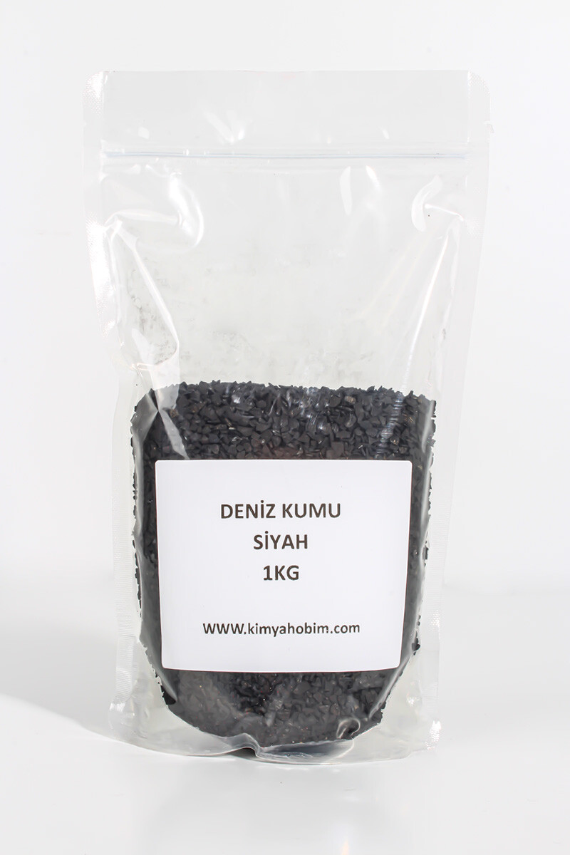 Deniz Kumu Siyah 1KG - 