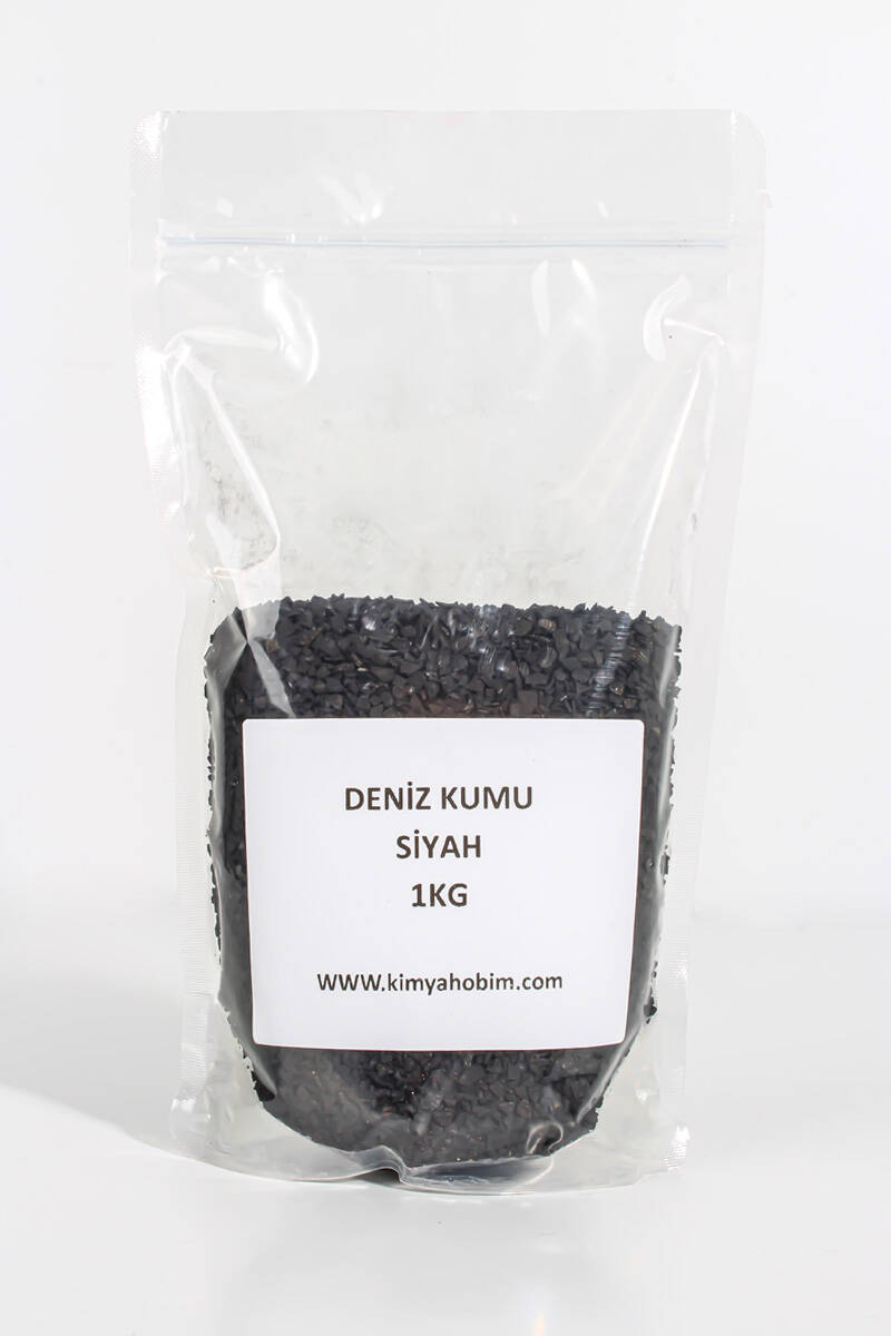 Deniz Kumu Siyah 1KG - 1