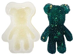 Desenli Ayıcık Epoksi Reçine Kalıbı KHE784 - 