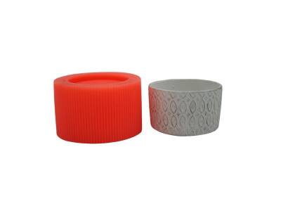 Desenli Beton Saksı Kalıbı KHB98 - 2