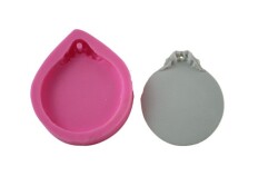 Desenli Yuvarlak Pano Silikon Kalıbı PANO-96 - 