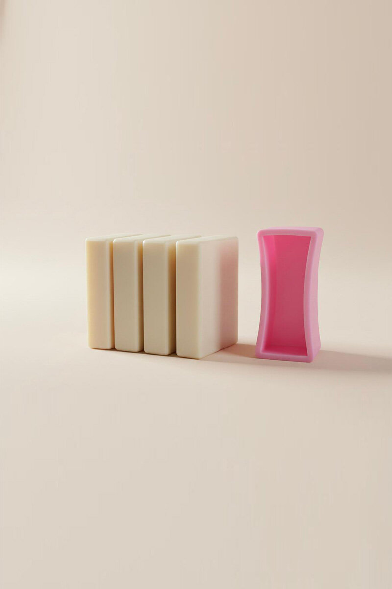 Dikdörtgen Doğal Sabun Kalıbı - 