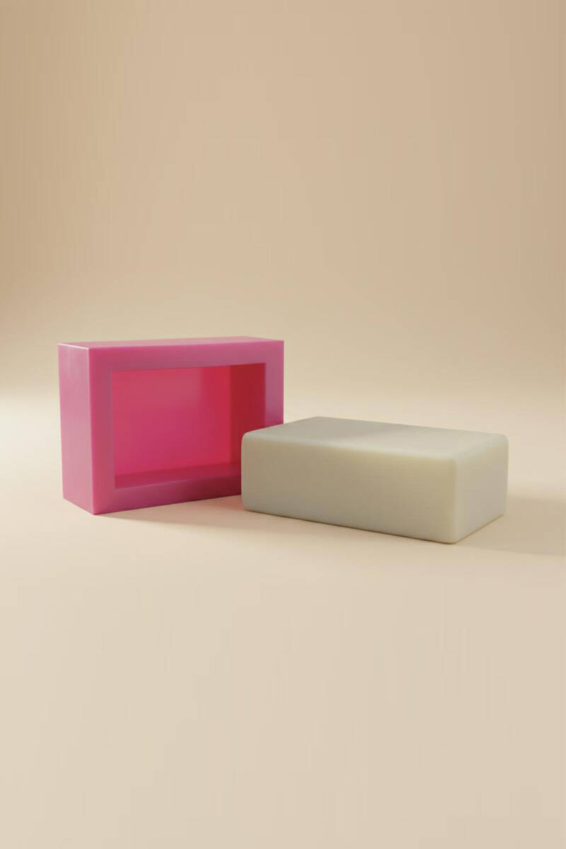 Dikdörtgen Sabun Kalıbı - 1