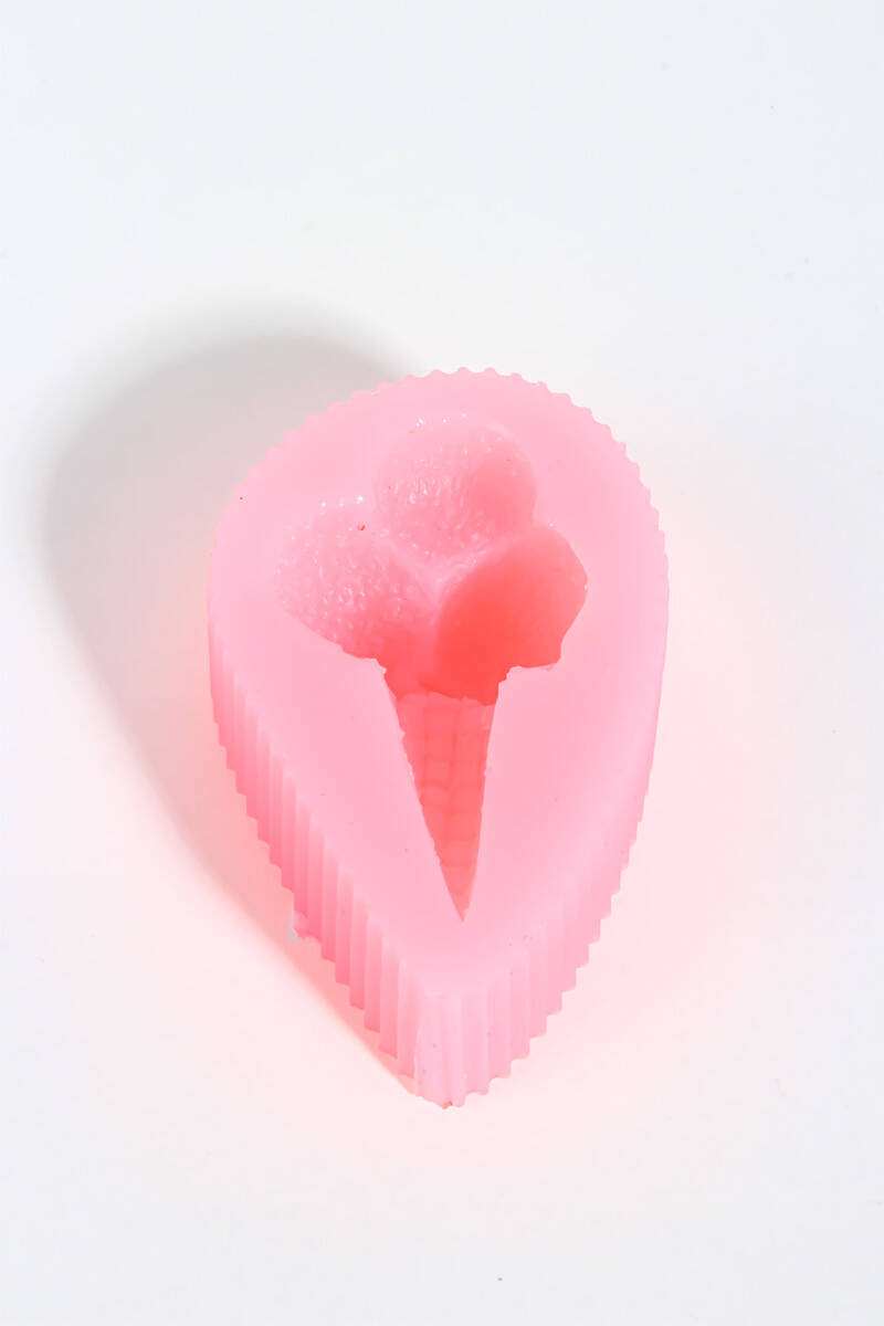 Dondurma Külah Detaylı Silikon Mum Kalıbı KHPANO119 - 3