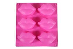 Dudak Desenli 6'lı Silikon Kek Kalıbı KHK8171 - 4