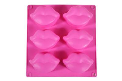 Dudak Desenli 6'lı Silikon Kek Kalıbı KHK8171 - 2